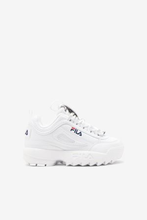 FILA Disruptor 2 Sneakers White / Navy / Red,Kids Shoes | CA.KHQXEF074